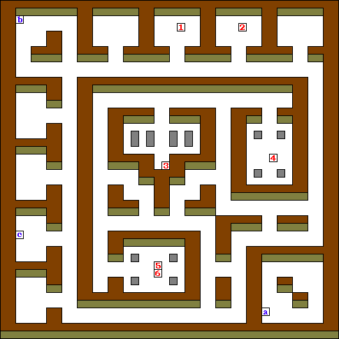 ��R�̓��AB2F�̃_���W�����}�b�v