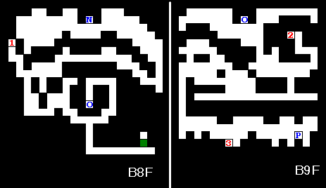 ���̒n���k�JB8F/B9F�̃_���W�����}�b�v