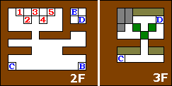 �����̍�2F/3F�̃_���W�����}�b�v